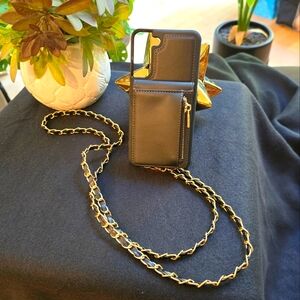 NWOT Samsung Galaxy S21 Phone Case/Wallet W/ Crossbody Strap